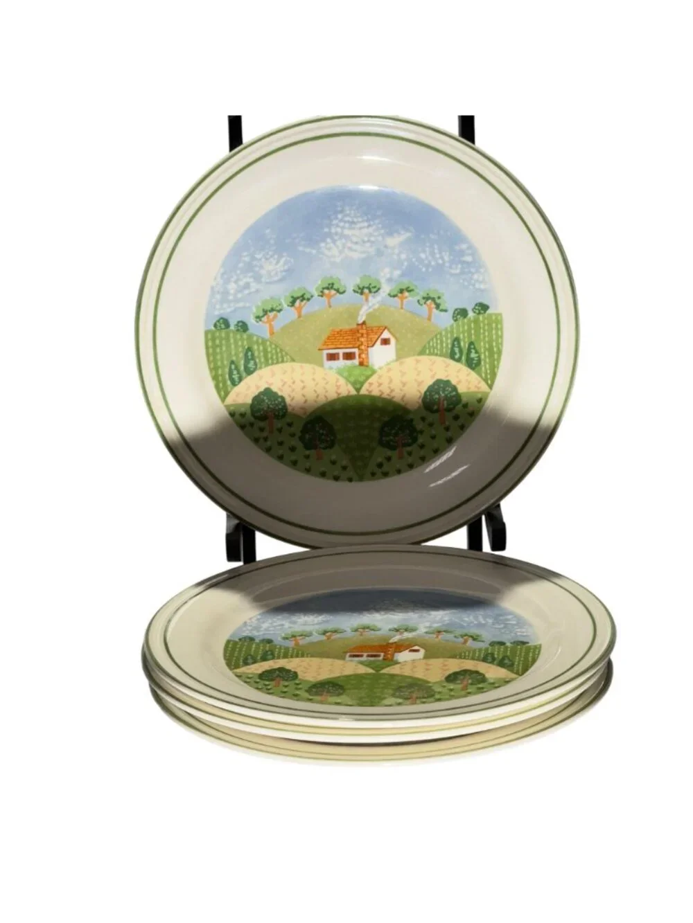 Sangostone Country Cottage Dinner Plates 10.5